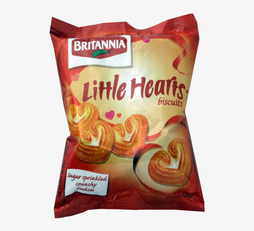 Britannia Little Hearts Biscuits 23g - Britannia Biscuits, transparent png #4146996