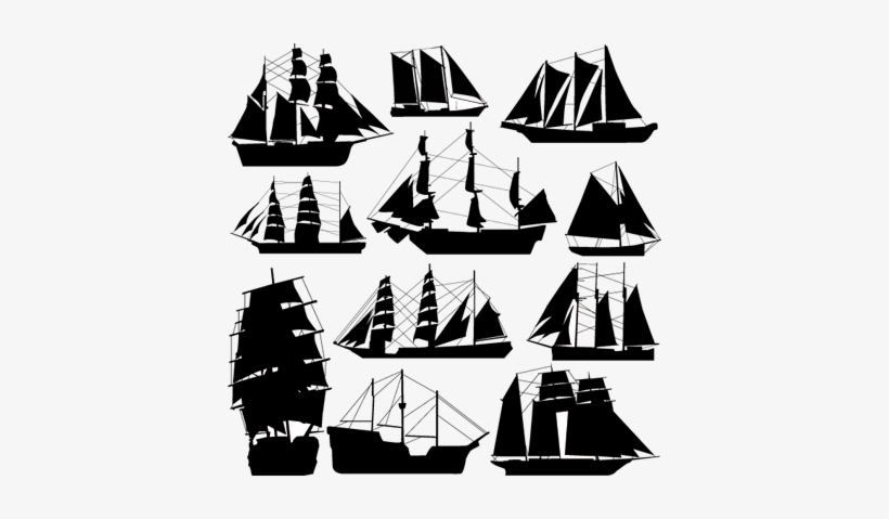 Gallery Vector Art - Free Ship Vector, transparent png #4146997