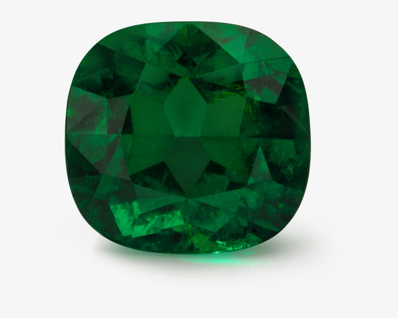 Cushion Colombian Emerald - Emerald, transparent png #4147157