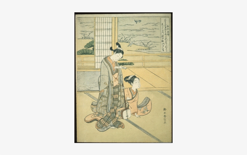 Sir Edmund Walker Collection Old Japanese Painting - Third Gender Beautiful Youths In Japanese Prints, transparent png #4147310