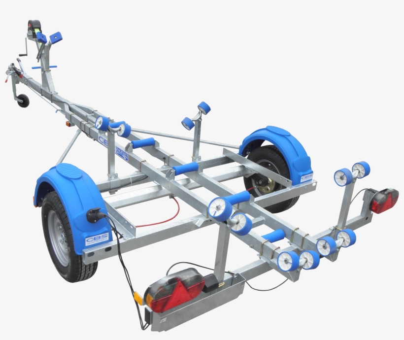 Nuestro Barco Remolque Cbs T8rf Solo Eje Con Frenos - Remorque Bateau, transparent png #4147518