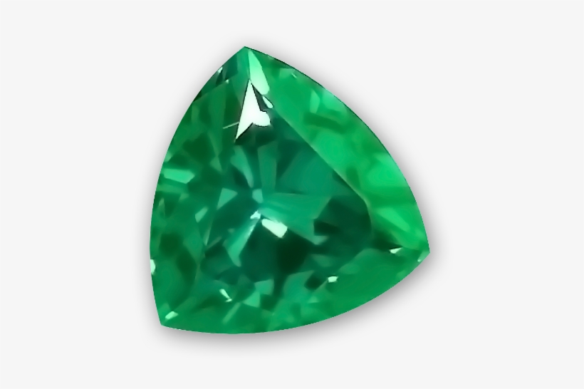 5x5mm Trillion Gem Quality Chatham Lab Grown Emerald - 7x7mm Trillion Gem Quality Chatham Lab-grown Color-change, transparent png #4147603