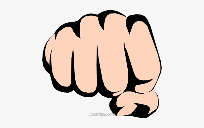 Fist Royalty Free Vector Clip Art Illustration - Fist, transparent png #4147763