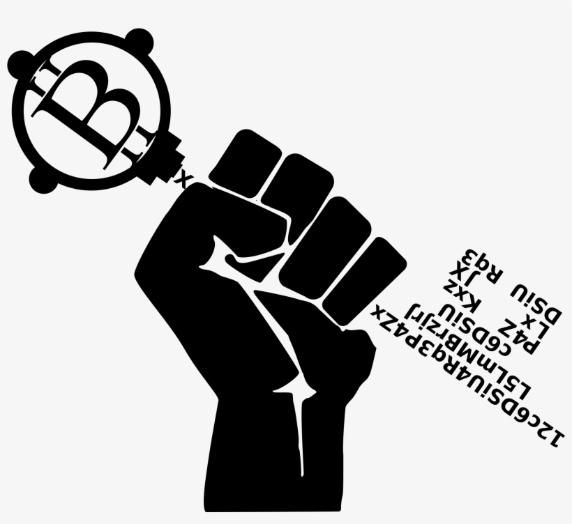 Big Image - Raised Fist With Pencil, transparent png #4147971
