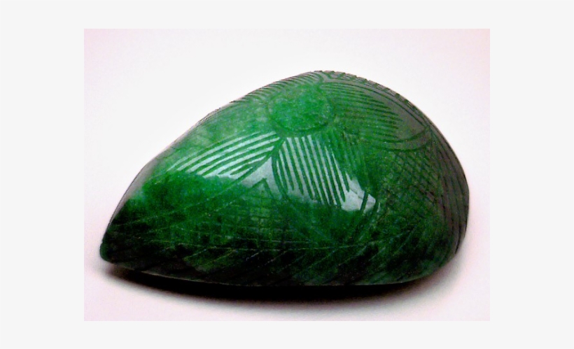 1419 Carat Natural Emerald, Beautiful Carved Pear Shaped - Gemstone, transparent png #4148072