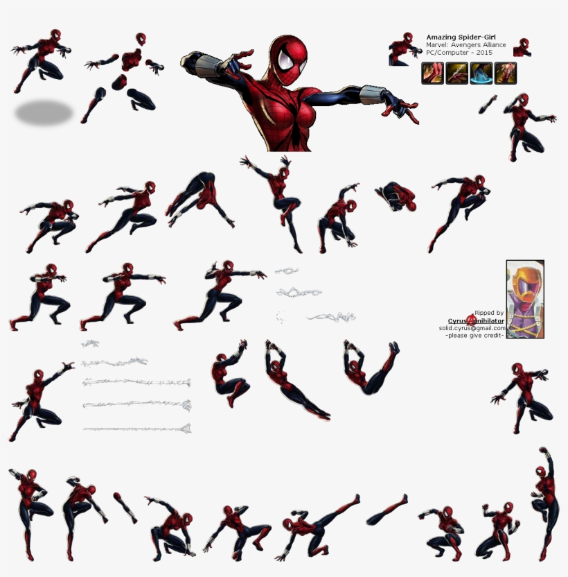 Amazingspider-girl - Marvel Avengers Alliance Spidergirl, transparent png #4148680