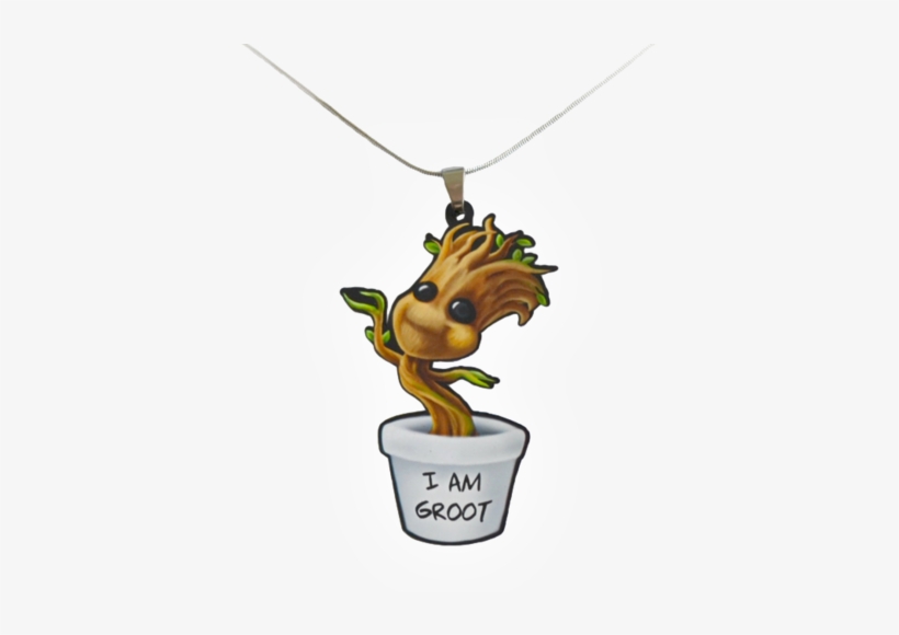Morbid Carousel I Am Groot Necklace - Guardians Of The Galaxy Baby Groot Necklace, transparent png #4148684