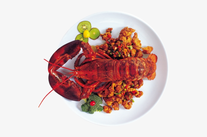 Baked Lobster With A Garnish - Spiny Lobster, transparent png #4148727