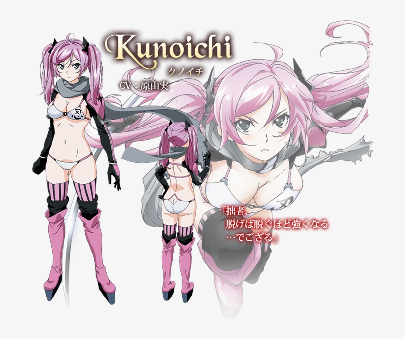 Kunoichi Anime - Bikini Warriors Characters, transparent png #4148985