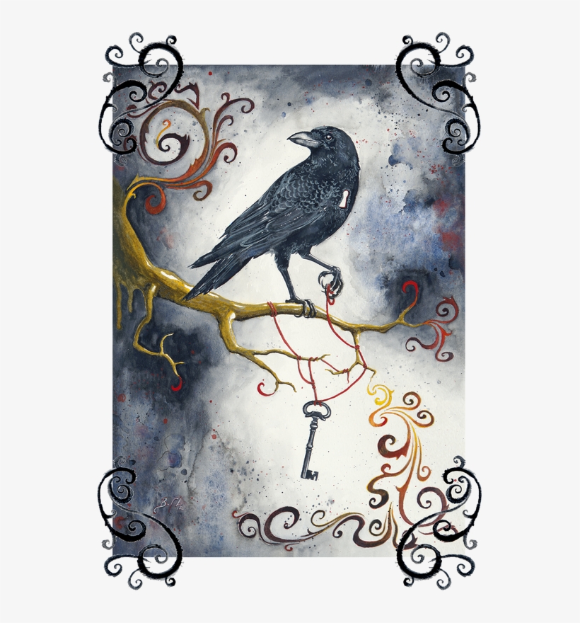 Clockwork Art - Braden Duncan - Home - Common Raven, transparent png #4149159