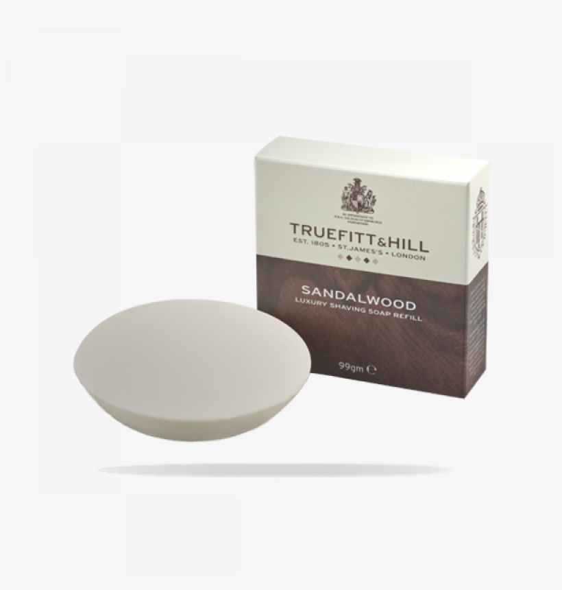 Truefitt And Hill Sandalwood Luxury Shaving Soap Refill - Truefitt & Hill - Sandalwood Luxury Shaving Soap, transparent png #4149327