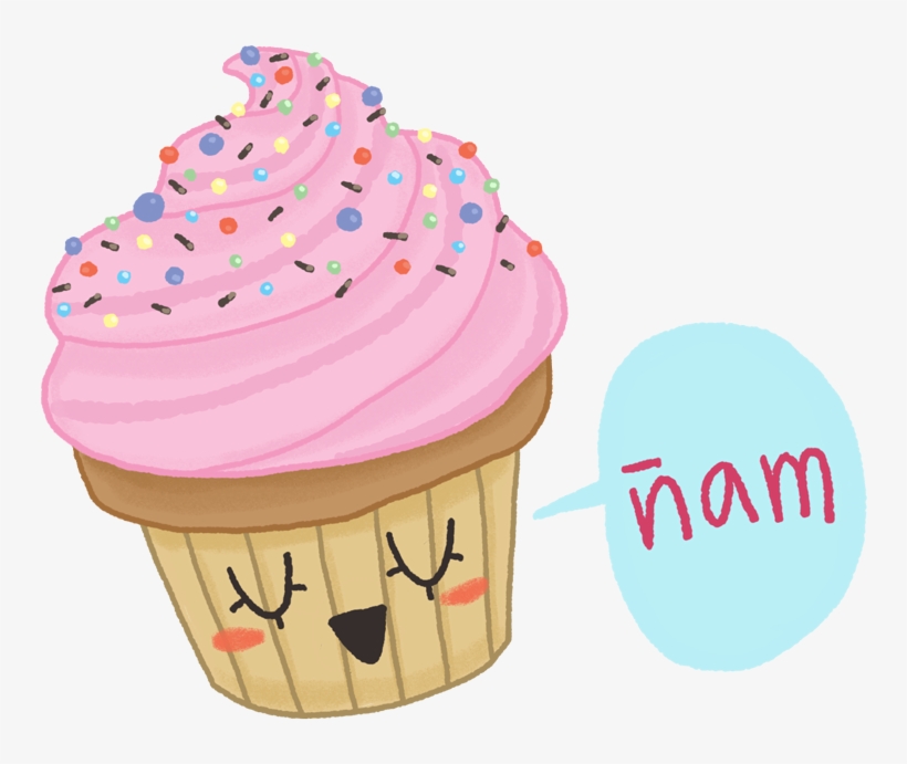 Cupcake - Imagenes De Cupcakes Dibujados, transparent png #4149349