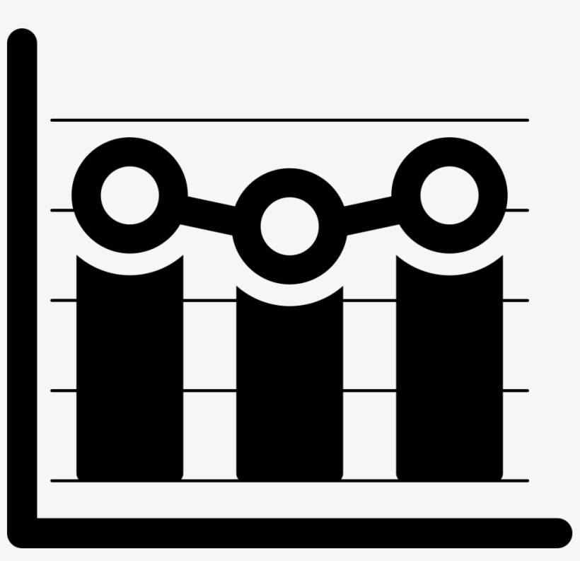 Bar Dotted Stats Comments - 剪影 數學, transparent png #4149465