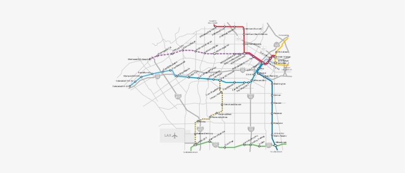Un Mapa De Las Actuales Líneas Del Metro Y Proyectos - Subway, transparent png #4149793