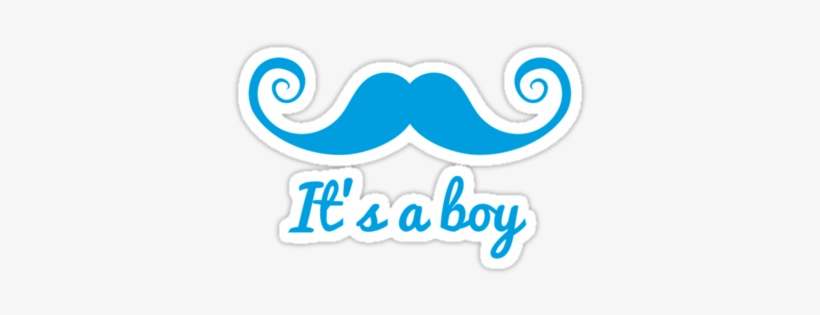 It S A Boy Mustache Baby Shower 1662314 - Little Prince Is Born, transparent png #4149809