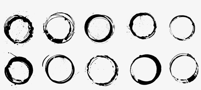 10 Stain Splatter Brushes For Photoshop - 1a Mockingjay Rainbow Essen Square Sticker 3" X 3", transparent png #4149831