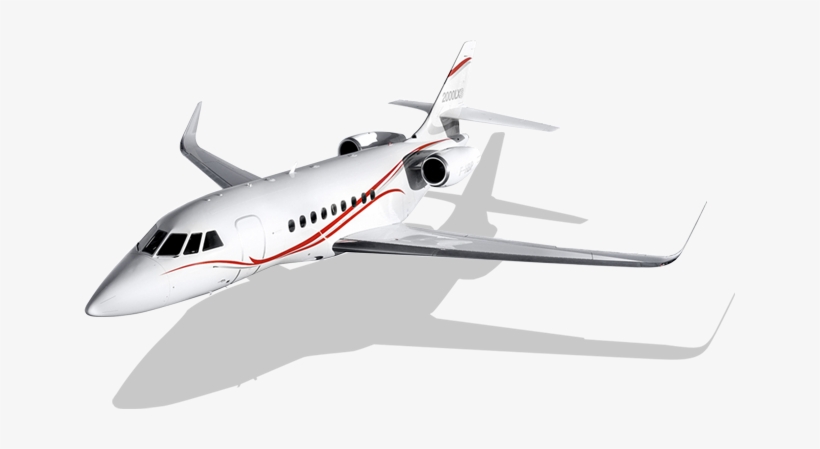 Flight At Its Finest - Falcon 2000lxs Transparent Background, transparent png #4149876