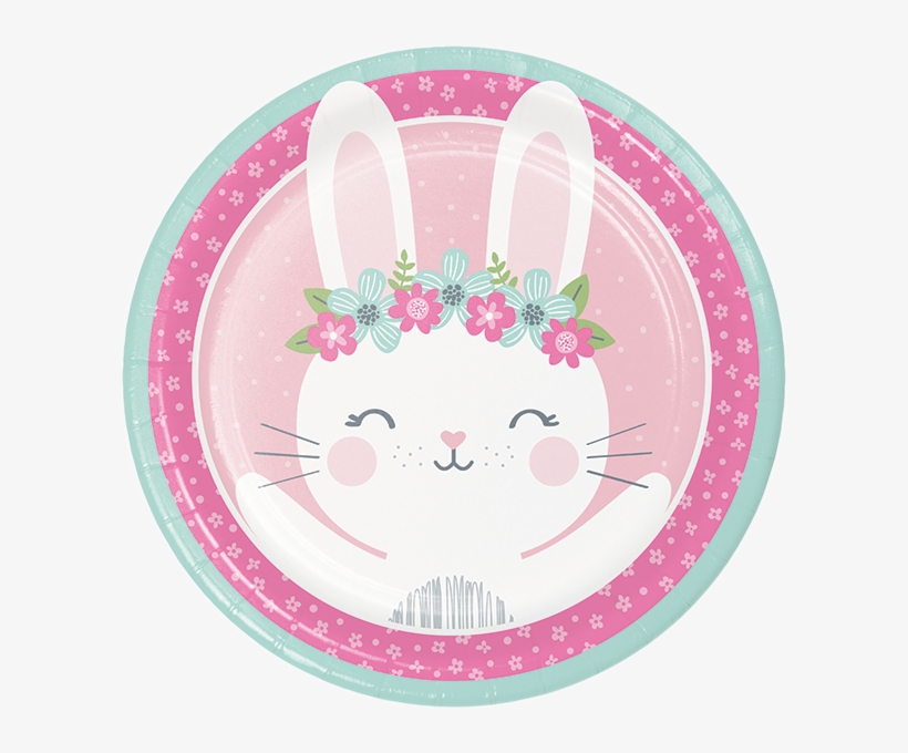 Bunny Dinner Plates - Birthday Bunny Supplies, transparent png #4150073