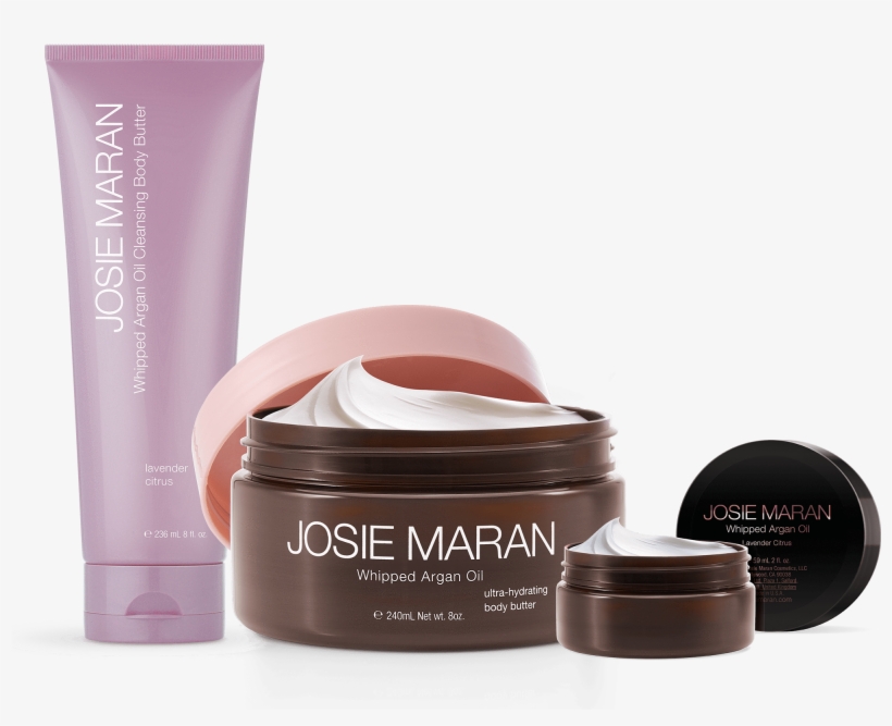 Argan Lavender Citrus Body Trio - Josie Maran Cosmetics - Mango Whipped Argan Oil Body, transparent png #4150210