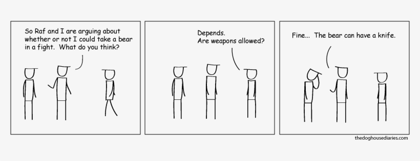 Comic Bear Fight, transparent png #4150934