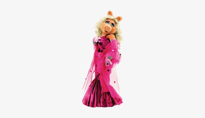Miss Piggy Pink Gown - Miss Piggy In Pink, transparent png #4151169