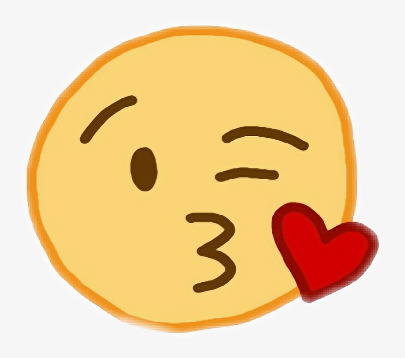 Emoji Smiley Laugh Face Lol Cute Funny Inlove Hearts - Inlove Face, transparent png #4151173