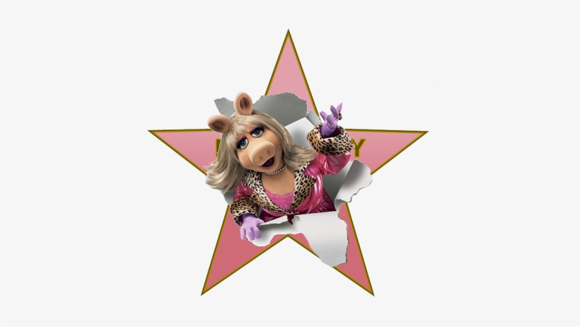 Misspiggy Star - Muppets Miss Piggy Adorable Gold Tone Watch, transparent png #4151174