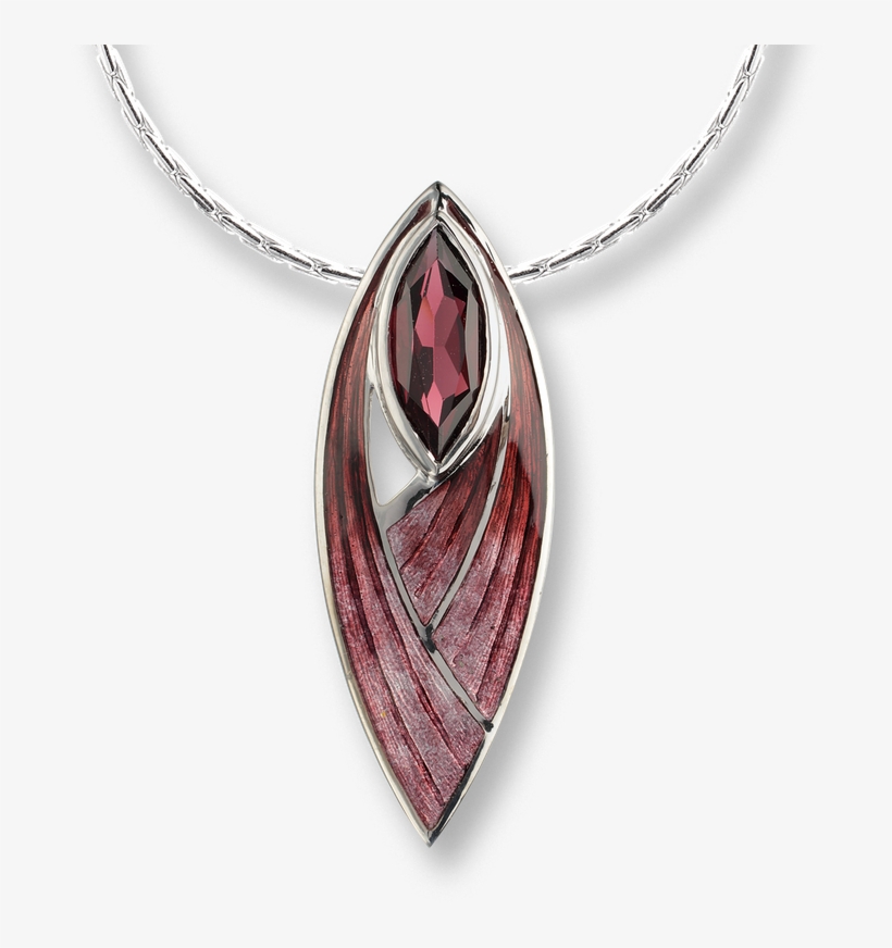 Nicole Barr Designs Sterling Silver Pinnacle Necklace-lavendar, - Lavender Pinnacle Necklace - Sterling Silver 18 Inch, transparent png #4151400