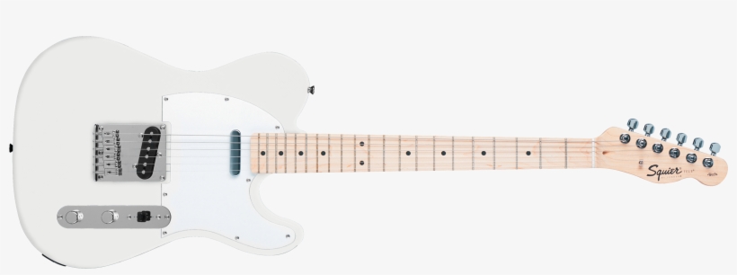 Descripción - - Squier Affinity Telecaster White, transparent png #4151585