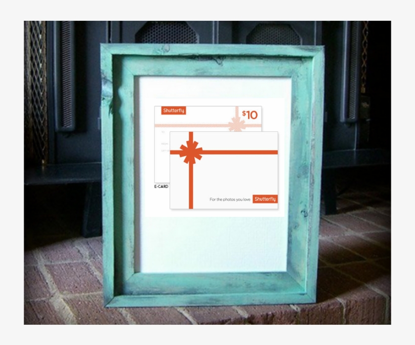 Creative Ways To Gift Those Gift Cards - Refinish Old Picture Frames, transparent png #4151666