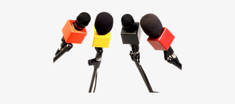 Microfonos - Medios De Comunicacion Microfonos, transparent png #4151829