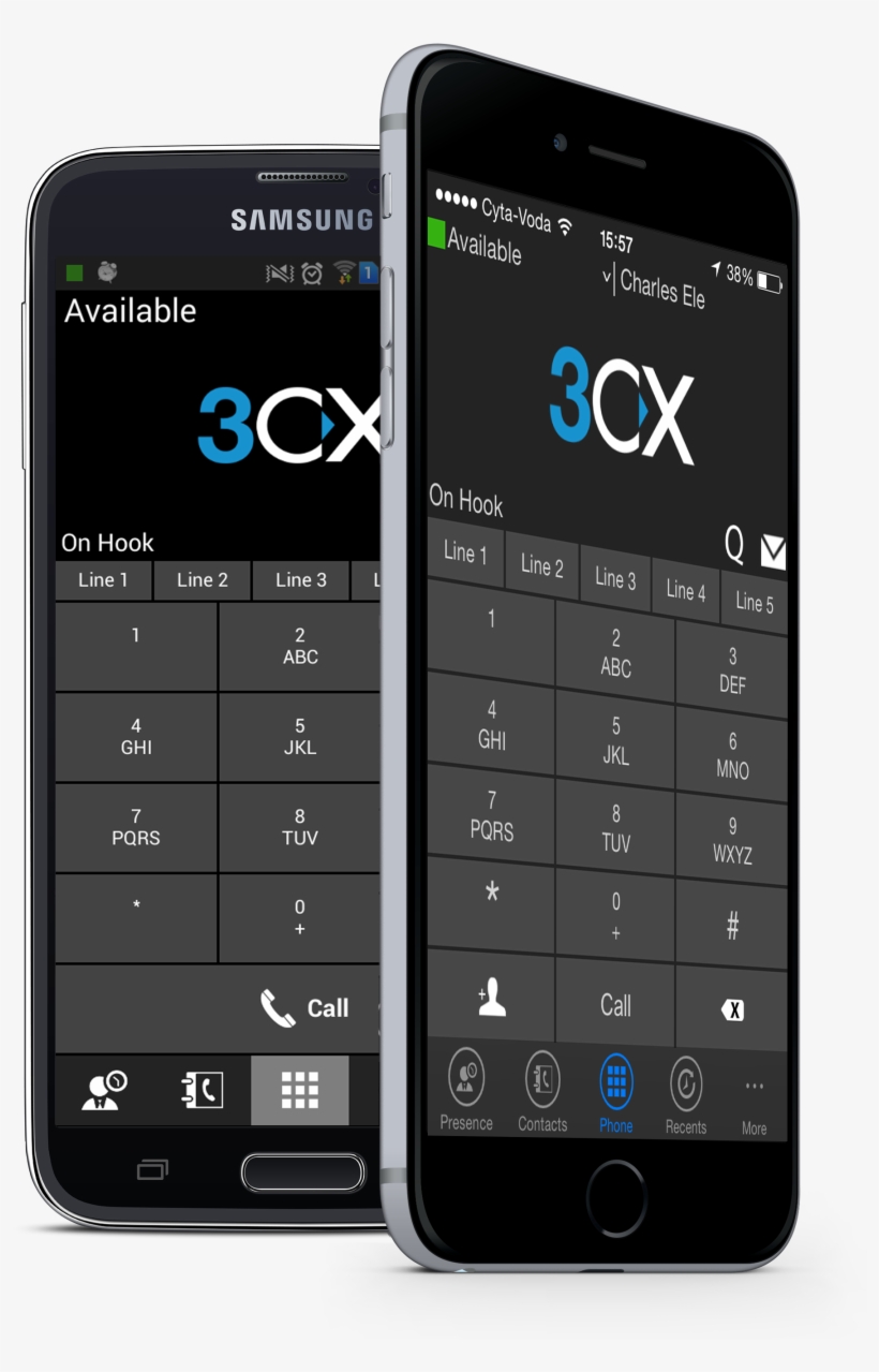 Image Of 3xc Voip Phone System On Andriod, Ios, Iphone - 3cx Editions, transparent png #4151832