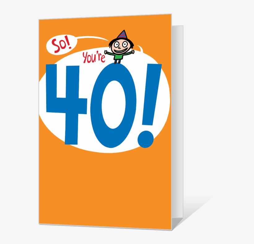 40th Birthday Printable - Blue Mountain Resort, transparent png #4152326