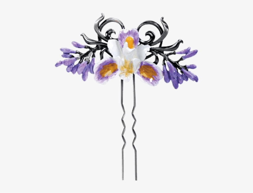 Purple Iris Hair Pin - Ytc Summit 7525 Purple Iris Hair Pin, C-60, transparent png #4152355