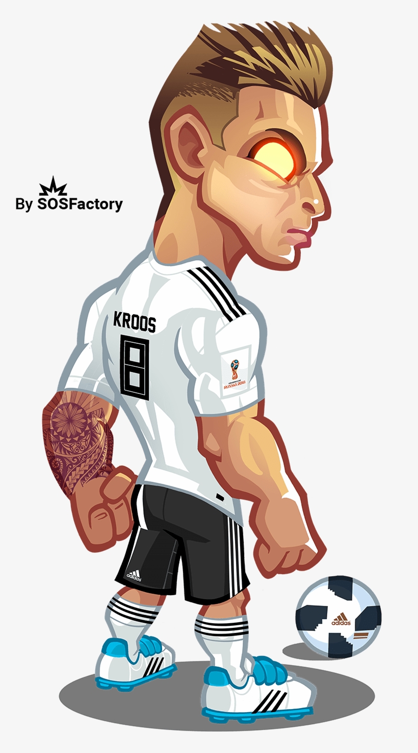 Toni Kroos - World Cup Russia 2018 Mascotization, transparent png #4153231