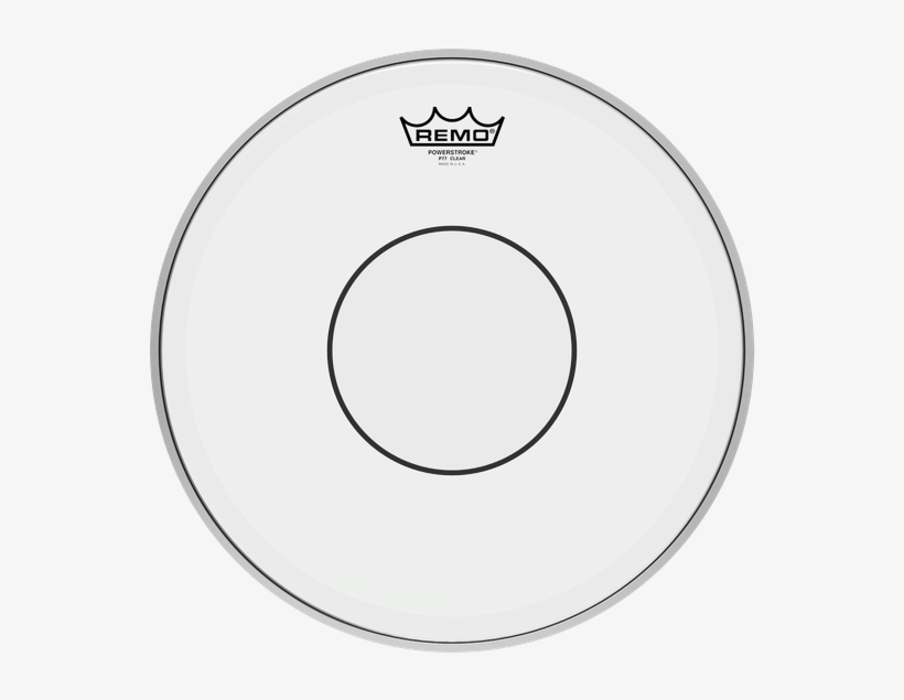 Powerstroke® 77 Clear Clear Dot Image - Remo Emperor Batter, Crimplock, Clear, 8-inch Diameter, transparent png #4153603