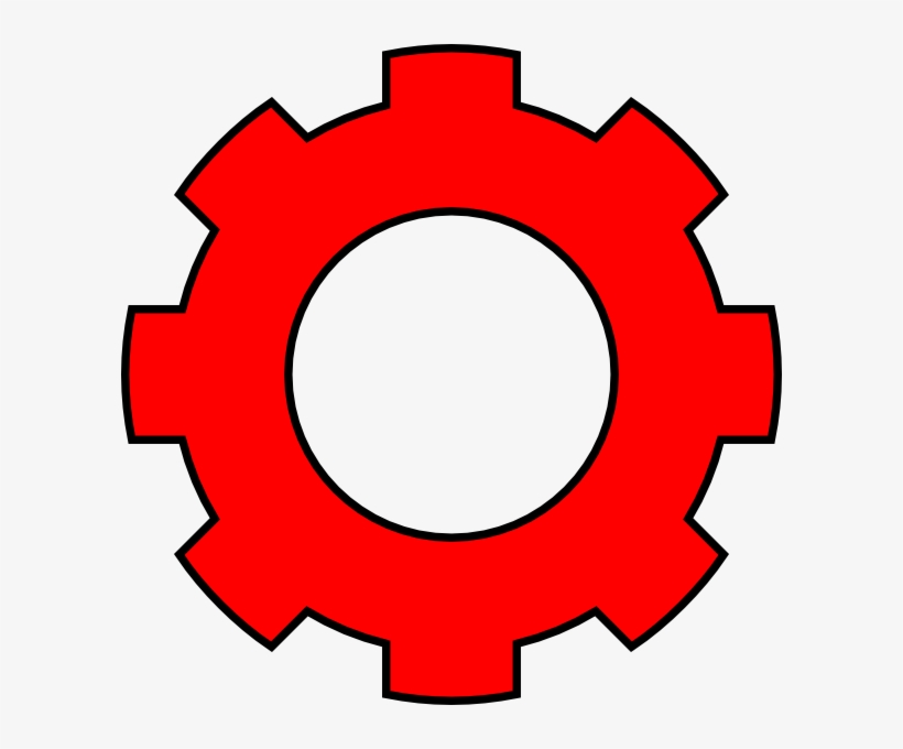 Red Clip Art At Clker Com Vector - Colorful Gears Clipart, transparent png #4153653