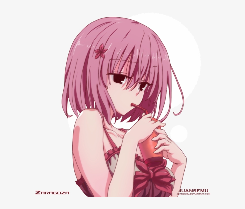Anime Sexy, Falling In Love With Him, Love Him, To - Love Ru Momo Fan Art, transparent png #4154494