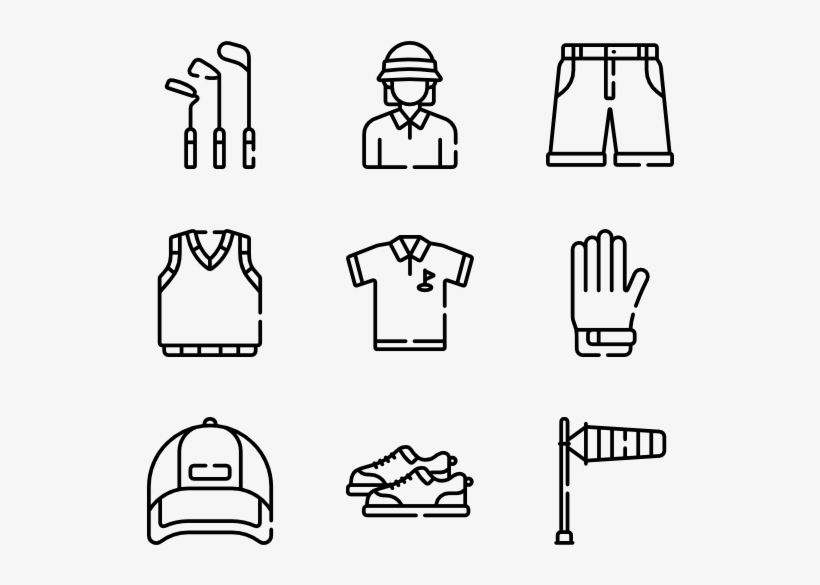 Golf - T Shirt Icon, transparent png #4154533