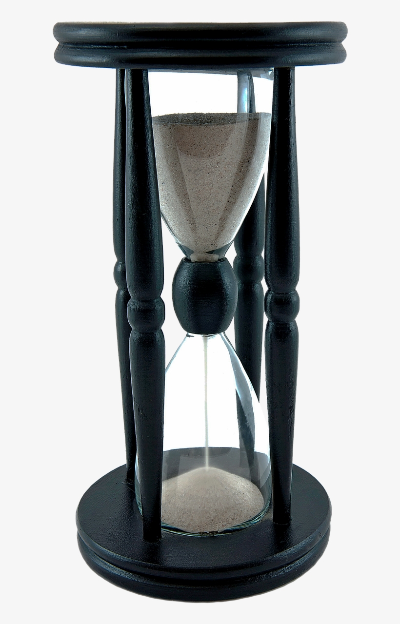 Clock Hourglass Time - Hourglass, transparent png #4154978