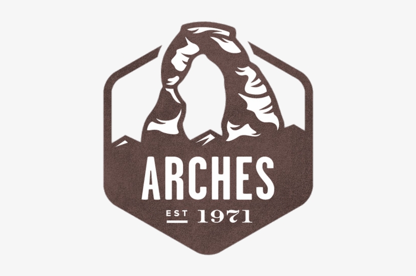 Arches National Park Stamp - Arches National Park Logo, transparent png #4155189