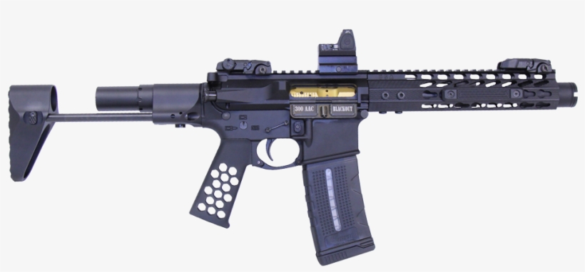 Guntec Usa Ar-15 Micro Slim Blast Can Ar15 Flash - Micro Ar 15, transparent png #4155758