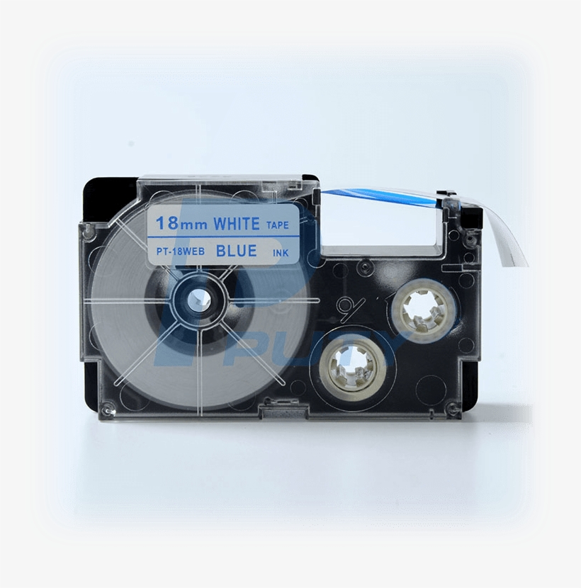 Xr-18webc - Nastro Nero Su Bianco Compatibile Casio 3/4 (xr-18we1), transparent png #4155878