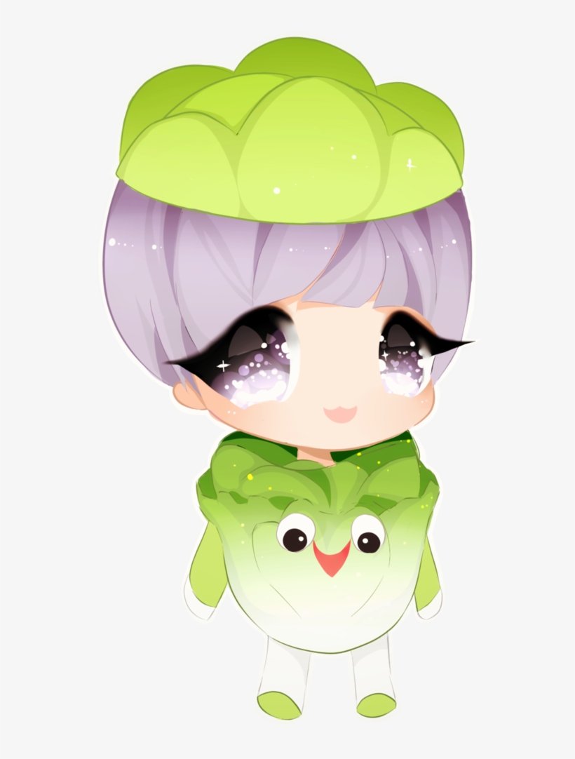 Clipart Transparent Download Cabbage Drawing Cute - Desenhos Pra Desenhar De Suga Bts, transparent png #4156098