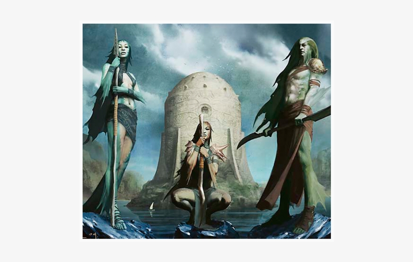 Stf74 Ogerv68tybnafw4 - Merfolk Zendikar Mtg, transparent png #4156505