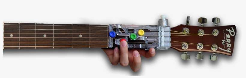 Chordbuddy Guitar Learning System For Left Handed Guitars., transparent png #4156593