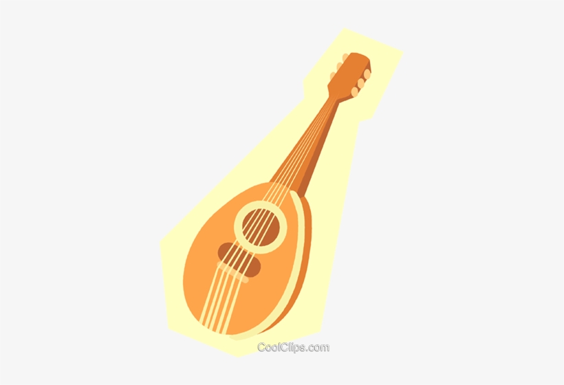 Mandolin Royalty Free Vector Clip Art Illustration - Illustration, transparent png #4157034