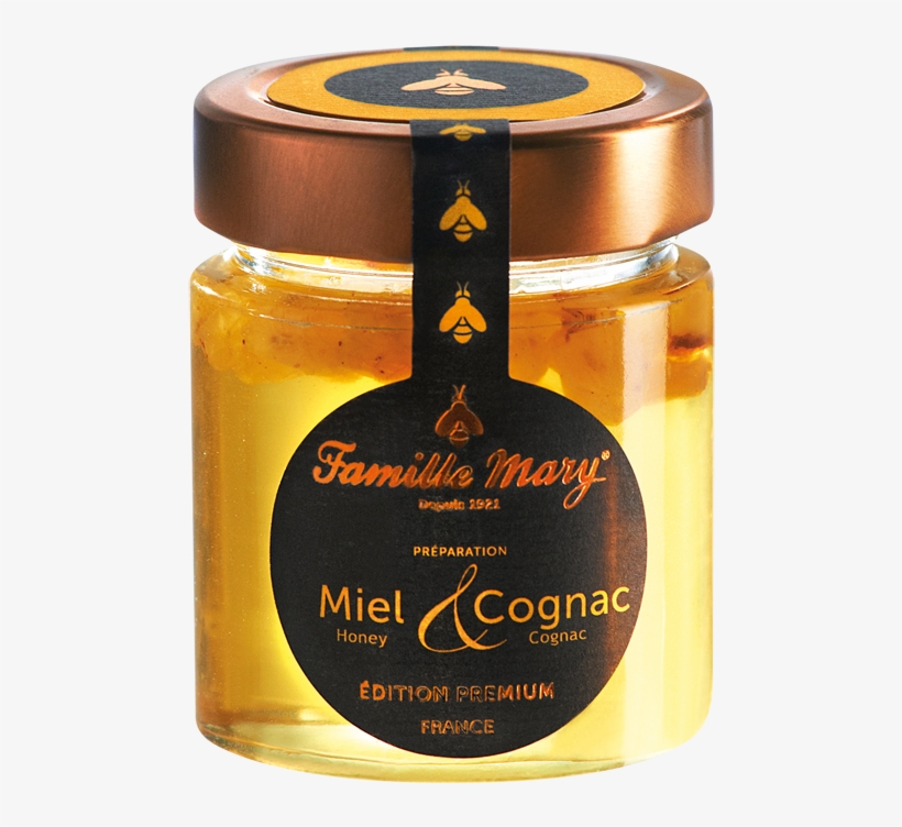 Miel & Cognac - Pot En Verre Miel, transparent png #4157212