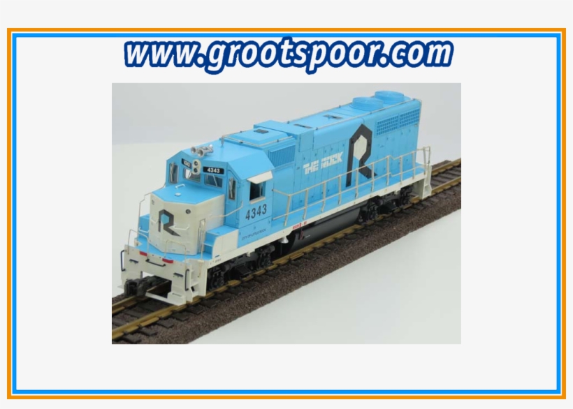Usa Trains Gp38-2 Diesel Loco 4343 Digitaal - Scale Model, transparent png #4157381