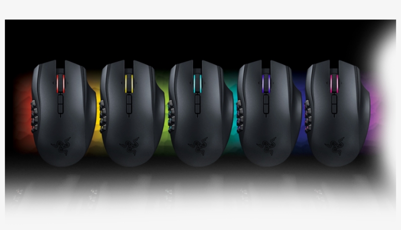 Razer Naga Epic Chroma Wired/wireless Mmo Gaming Mouse - Razer Naga Chroma Color, transparent png #4157579